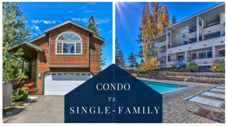 Condo versus Single Family Home Purchase in Lake Tahoe