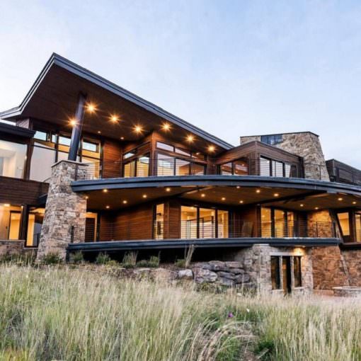 modern mountain home