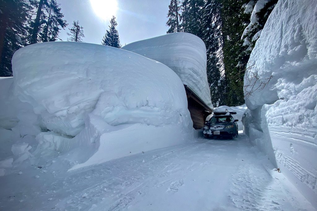 Epic snow in tahoe