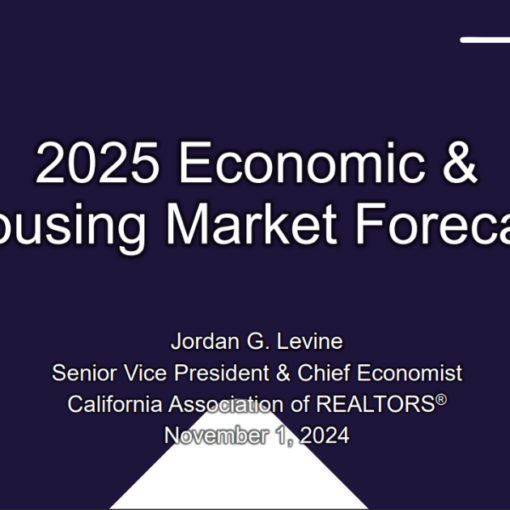 2025 housing market forecast California